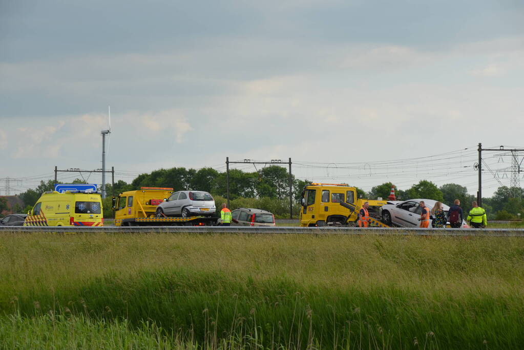 Drie auto's betrokken bij kettingbotsing