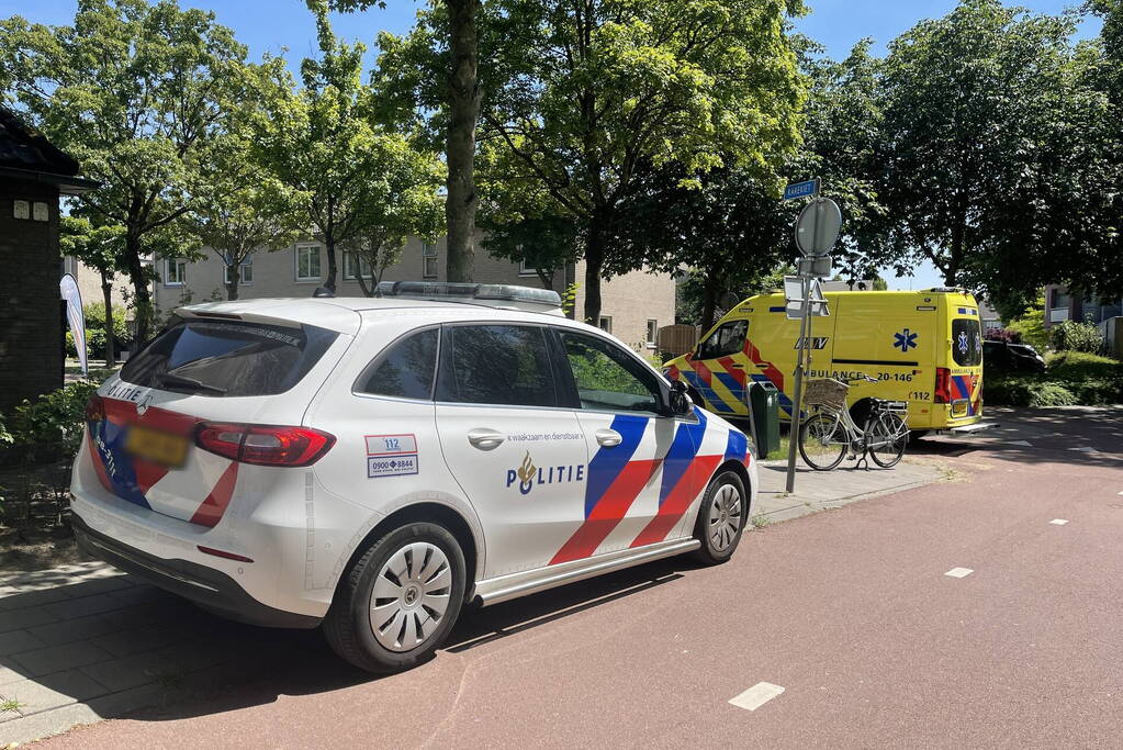 Fietser gaat onderuit en raakt gewond