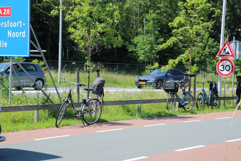 Jongedame op fiets raakt gewond bij valpartij