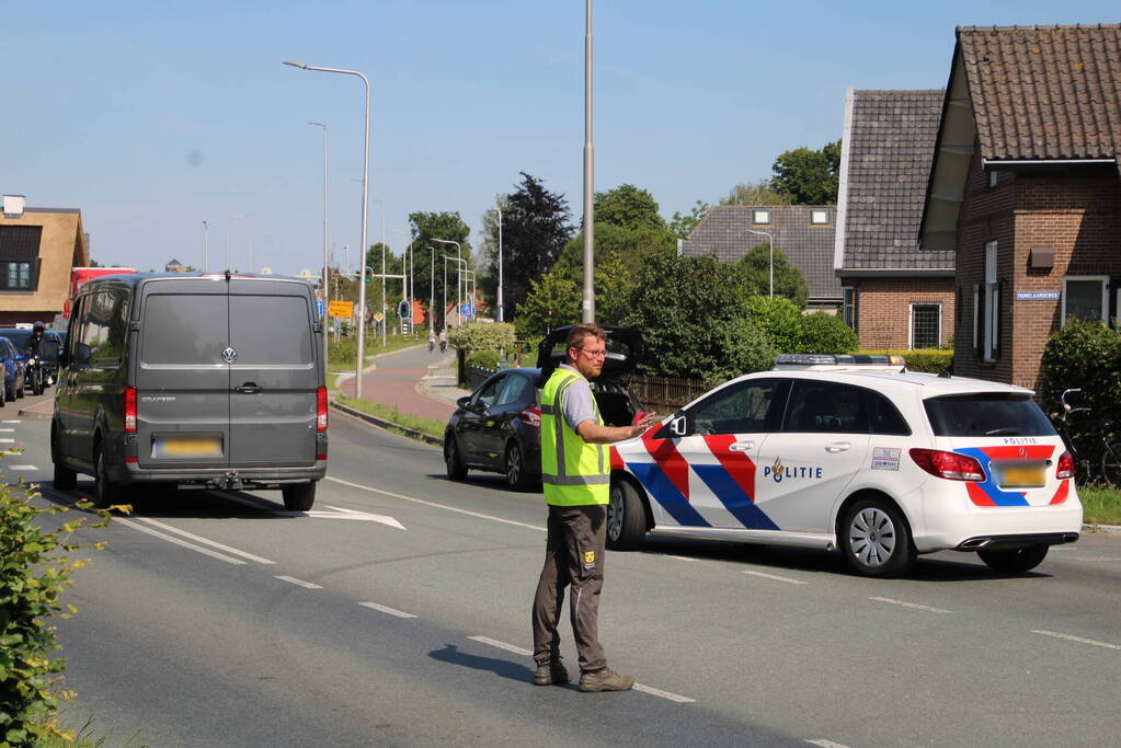 Meerdere auto's op elkaar gebotst
