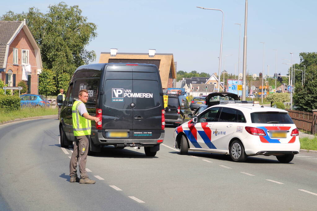 Meerdere auto's op elkaar gebotst