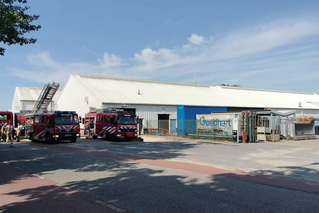 Pand vol rook vanwege brand