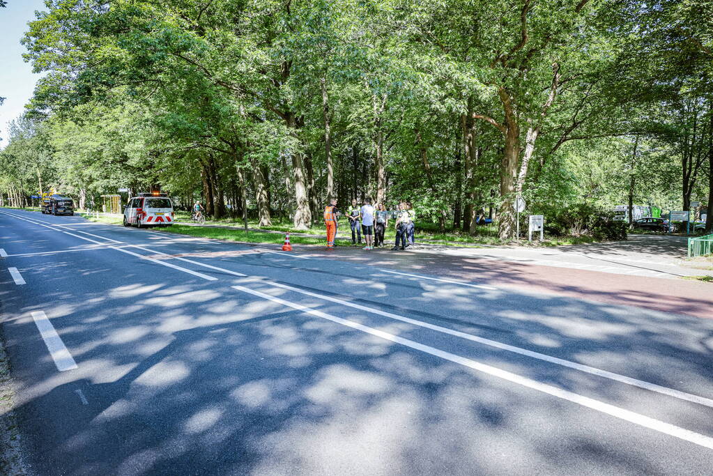 Schade na aanrijding bij stoplicht