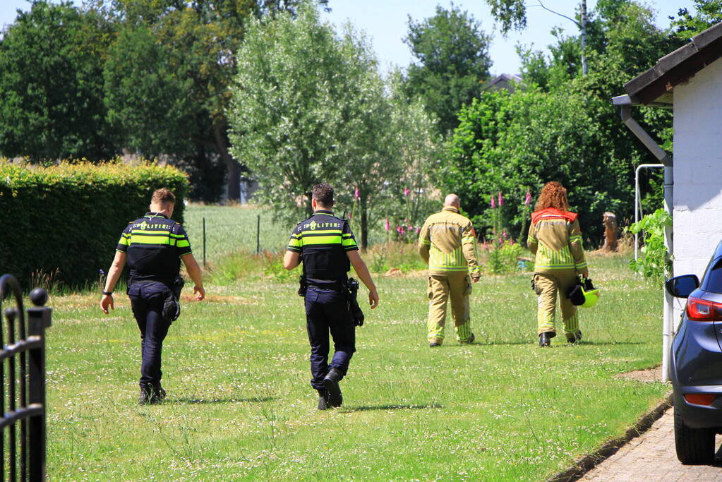 Veel rook bij verbranden van tuinafval