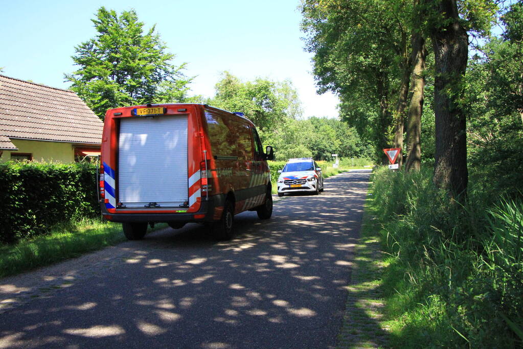 Veel rook bij verbranden van tuinafval