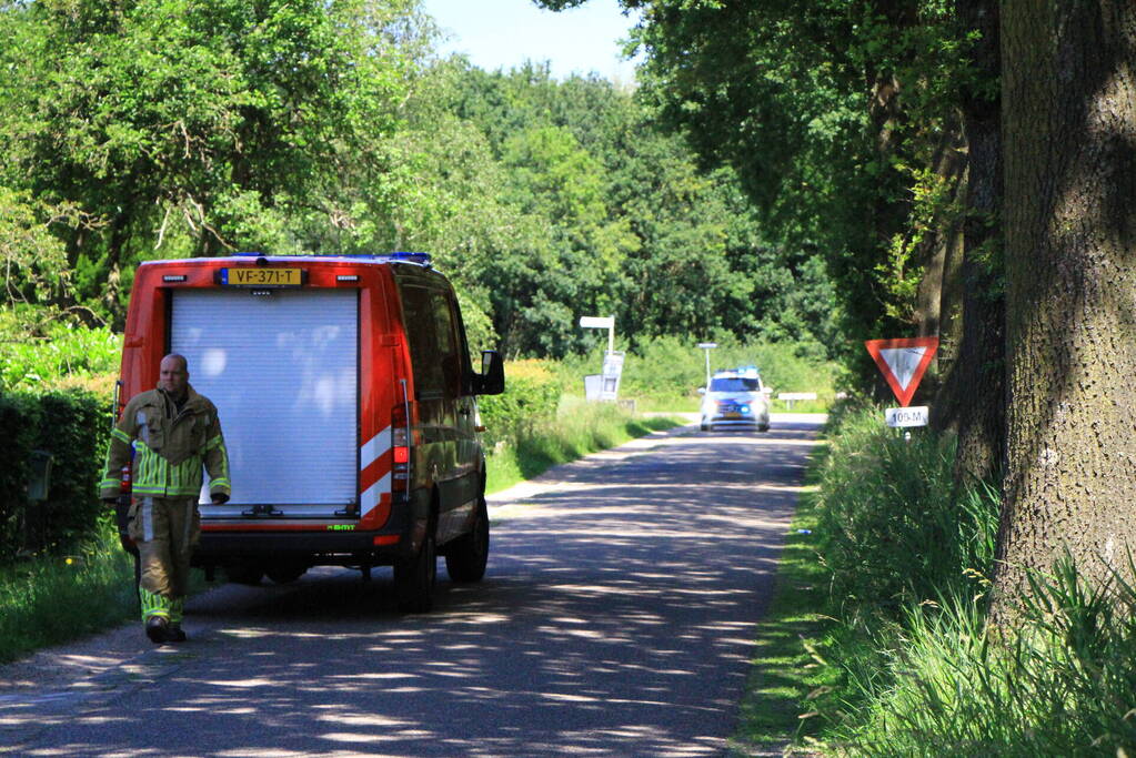 Veel rook bij verbranden van tuinafval