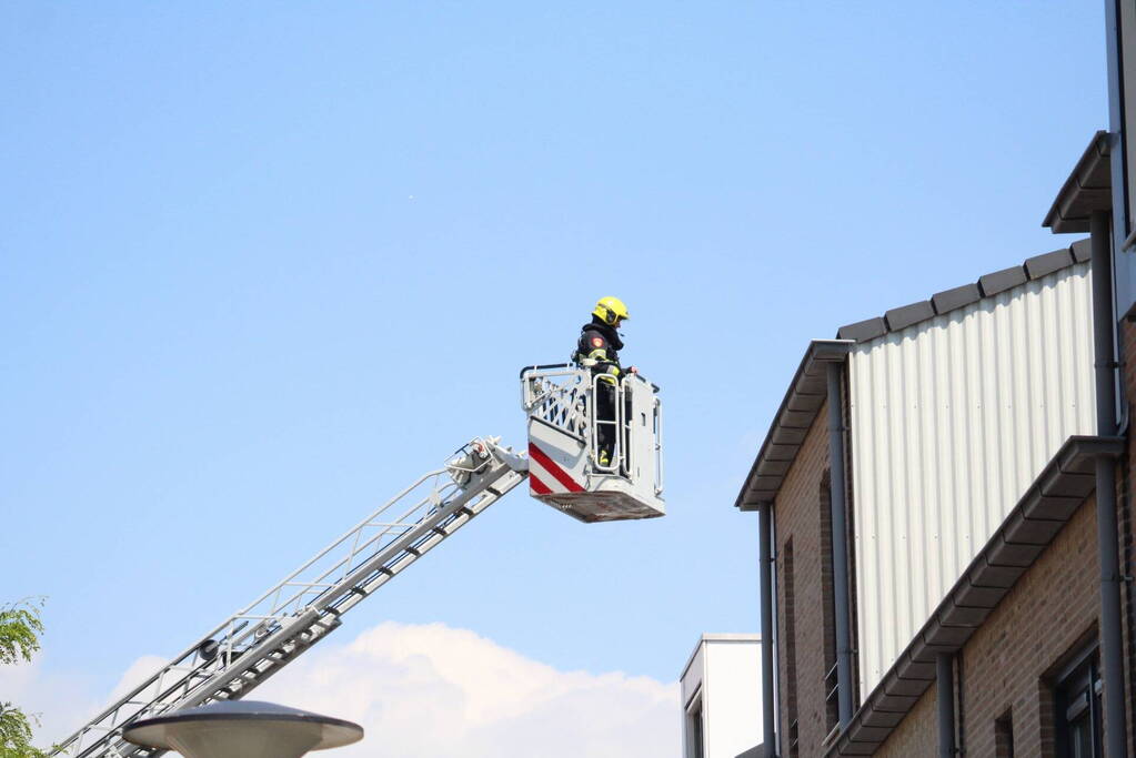 Veel rook bij brand in woning