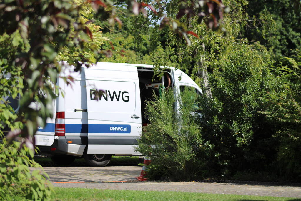 Gaslekkage bij graafwerkzaamheden aanleg glasvezel
