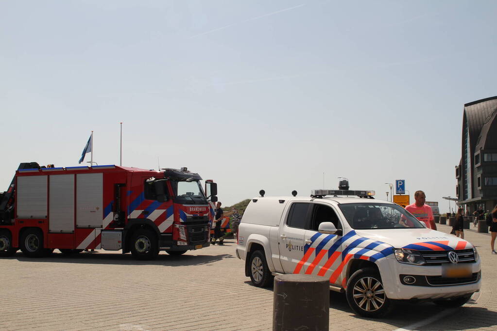 Ernstig gewonde bij ongeval strand