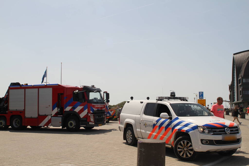 Ernstig gewonde bij ongeval strand