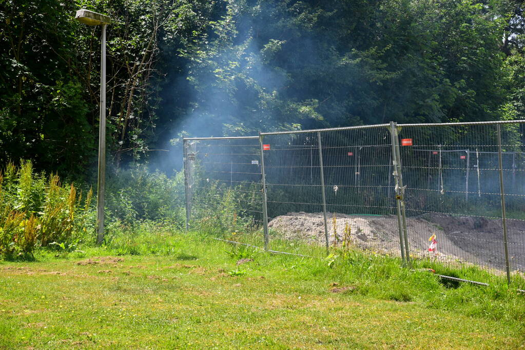 Buitenbrand in de kiem gesmoord