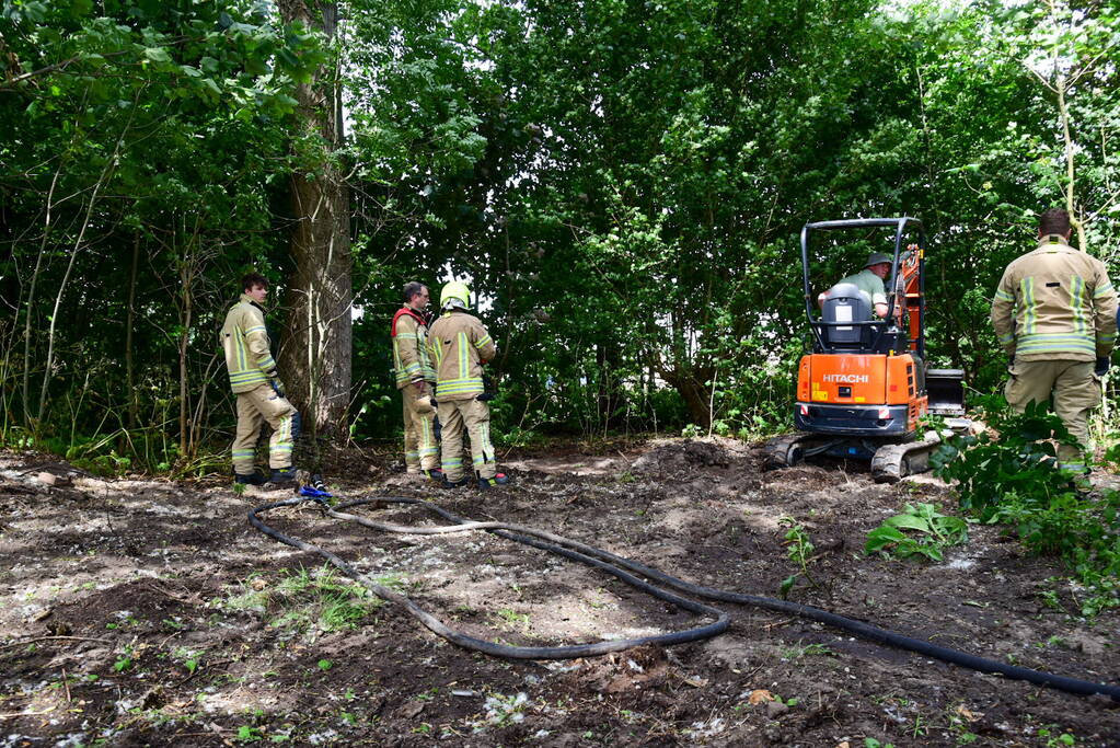 Buitenbrand in de kiem gesmoord