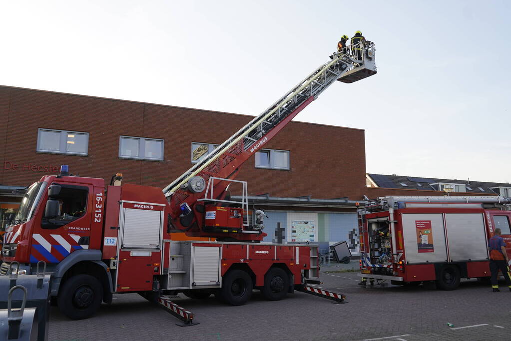 Winkel ontruimd door brandmelding