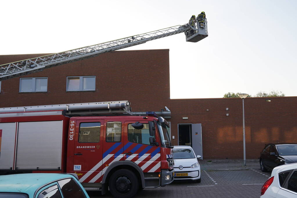 Winkel ontruimd door brandmelding