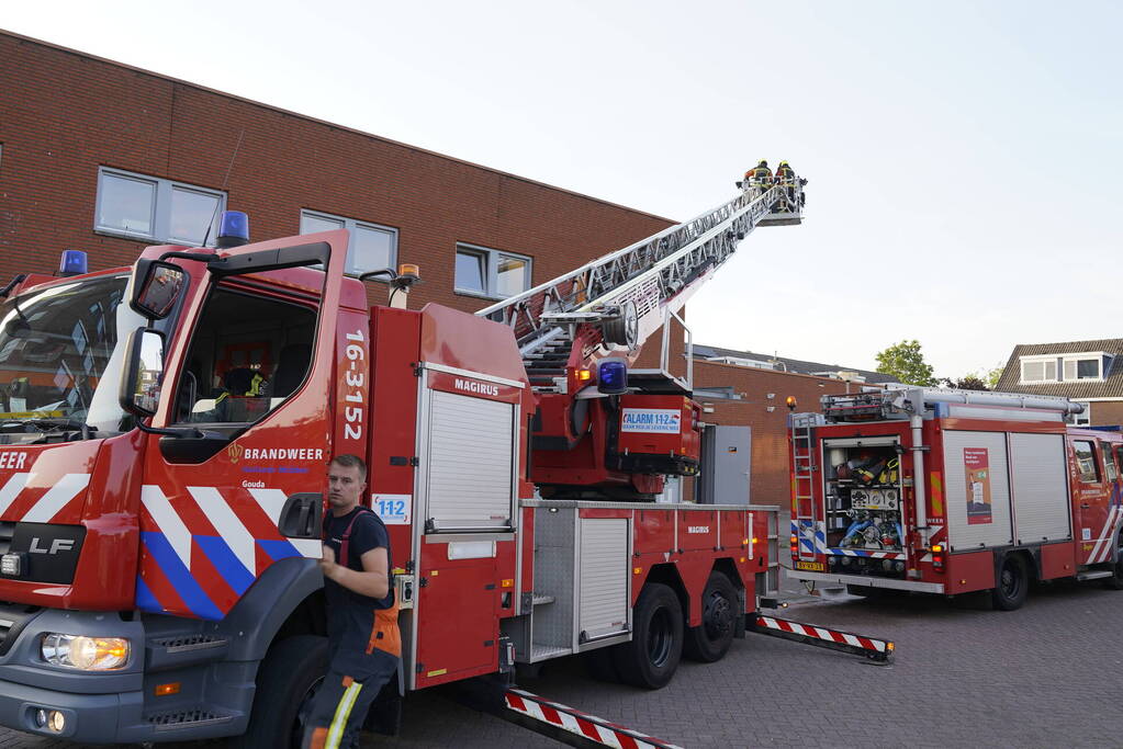 Winkel ontruimd door brandmelding