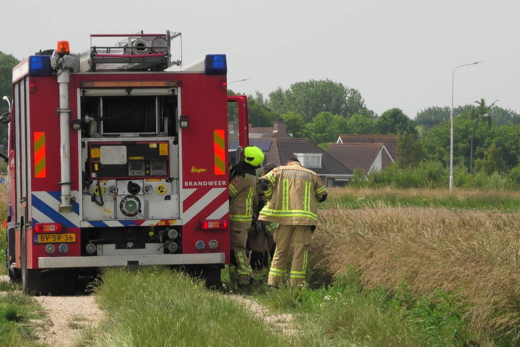 Boer spot brand in weiland