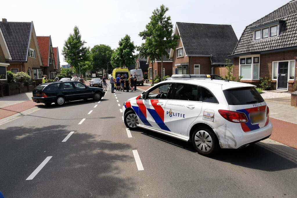 Persoon gewond na val met scootmobiel