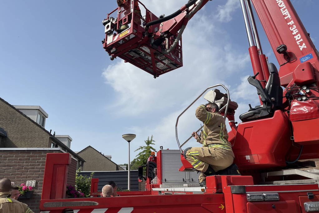 Woning vol rook door brandende airfryer