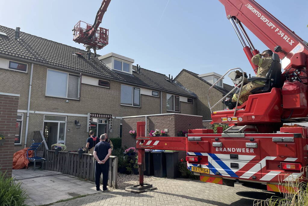 Woning vol rook door brandende airfryer