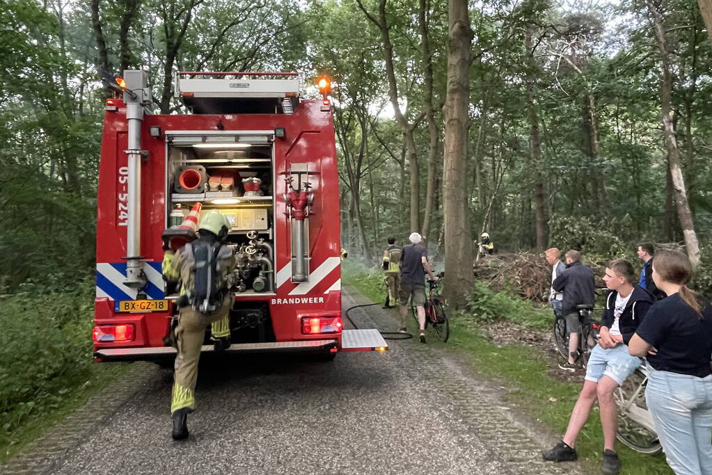 Brand in bosschage