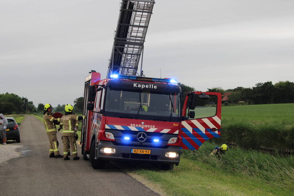 Forse rookontwikkeling bij uitslaande brand op boerderij