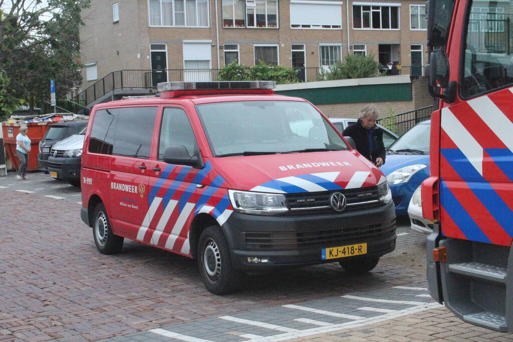 Brandweer doet onderzoek naar gaslucht