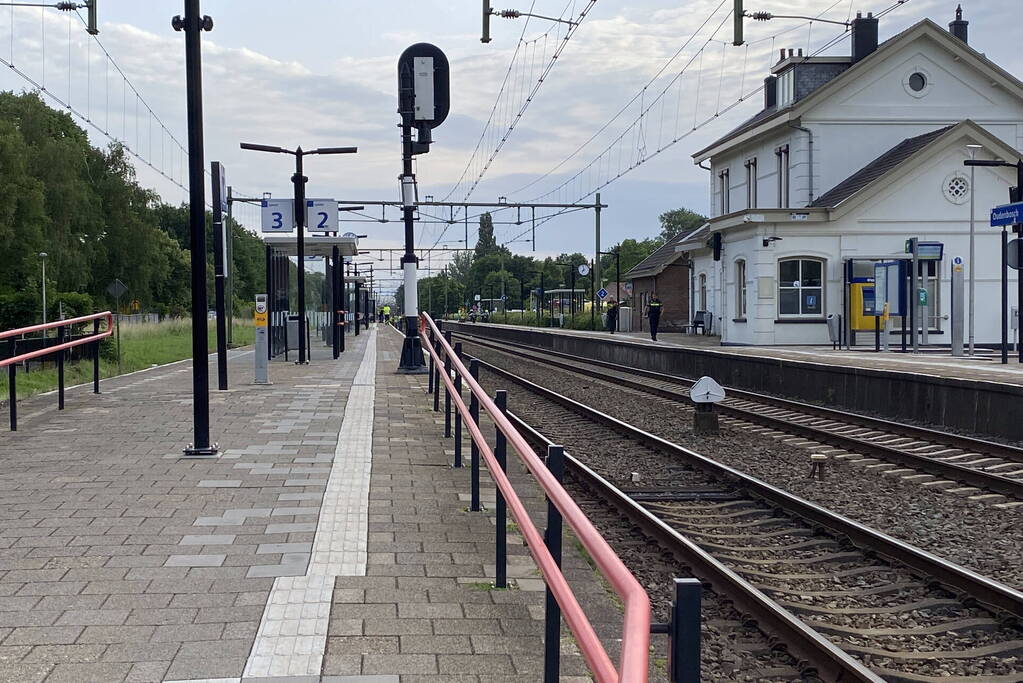 Treinverkeer stilgelegd na ongeval