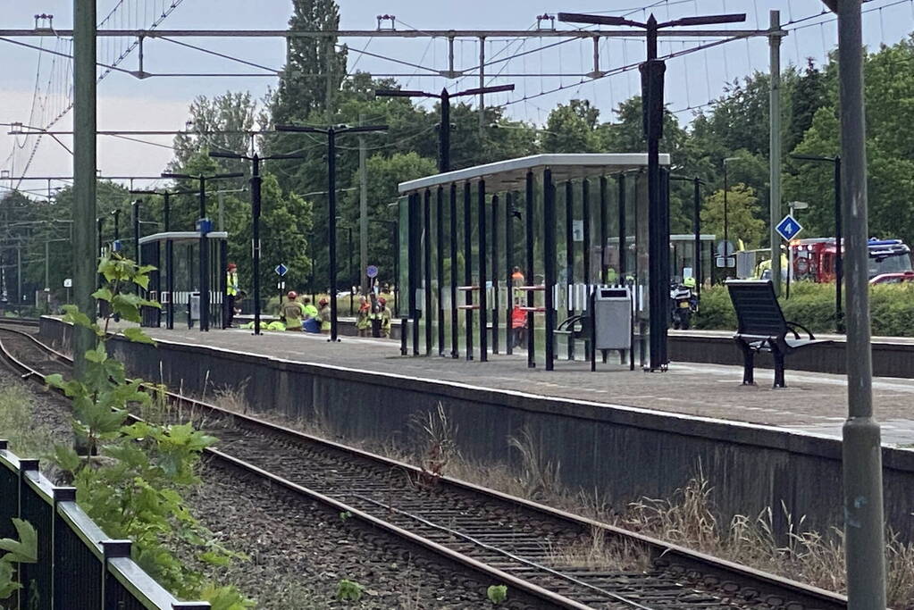 Treinverkeer stilgelegd na ongeval