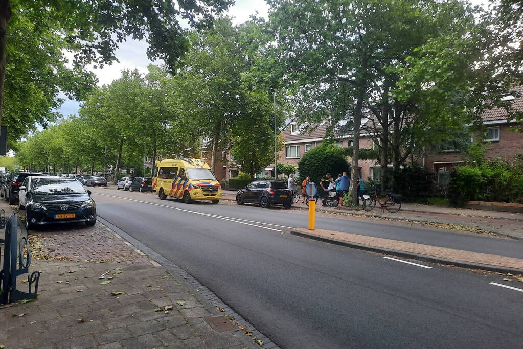 Fietser gewond na val