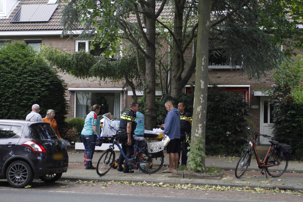 Fietser gewond na val