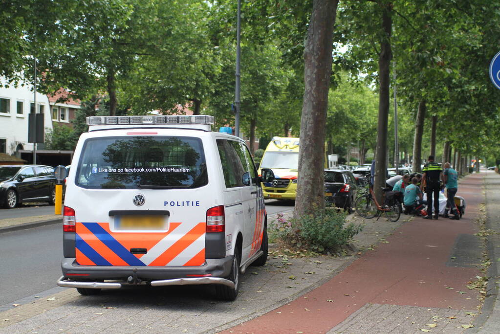 Fietser gewond na val