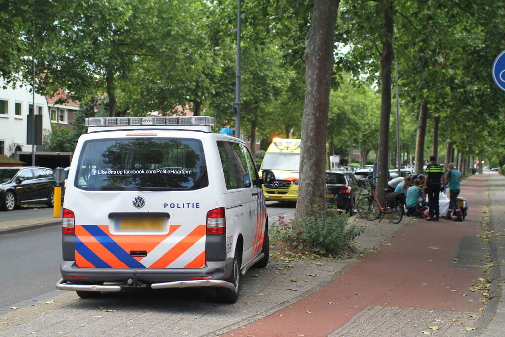 Fietser gewond na val