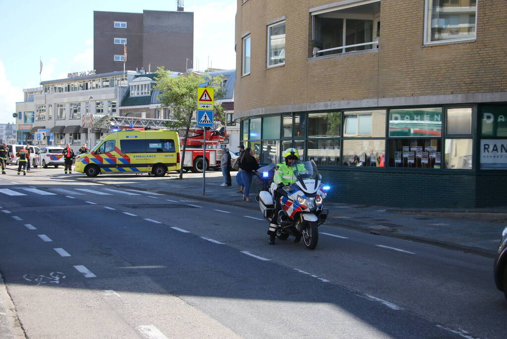 Inzet traumahelikopter op boulevard trekt veel bekijks