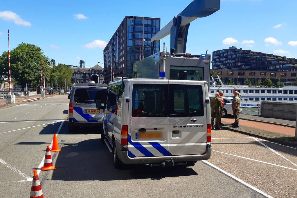 Spoorweghavenbrug afgezet vanwege inzet hulpdiensten