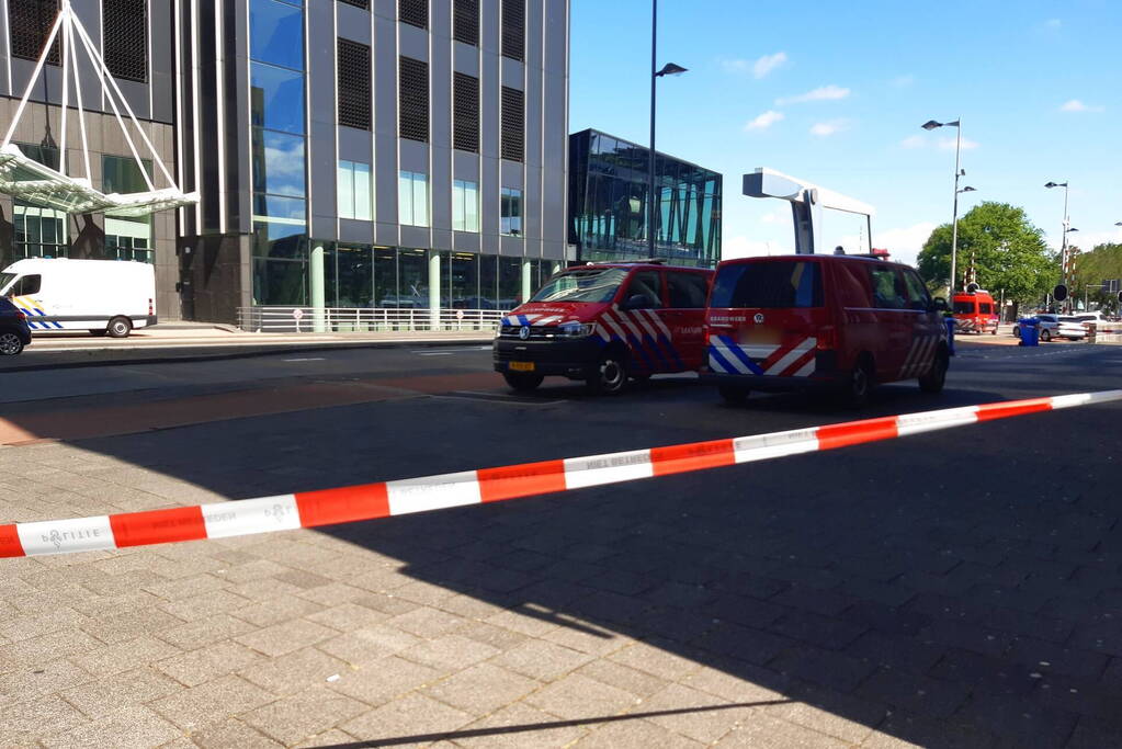 Spoorweghavenbrug afgezet vanwege inzet hulpdiensten