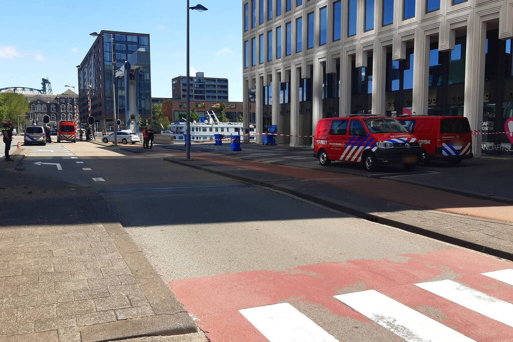 Spoorweghavenbrug afgezet vanwege inzet hulpdiensten