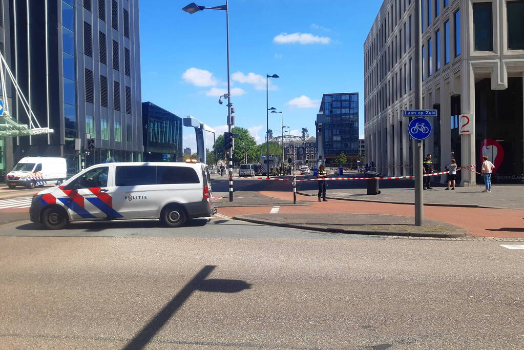 Spoorweghavenbrug afgezet vanwege inzet hulpdiensten