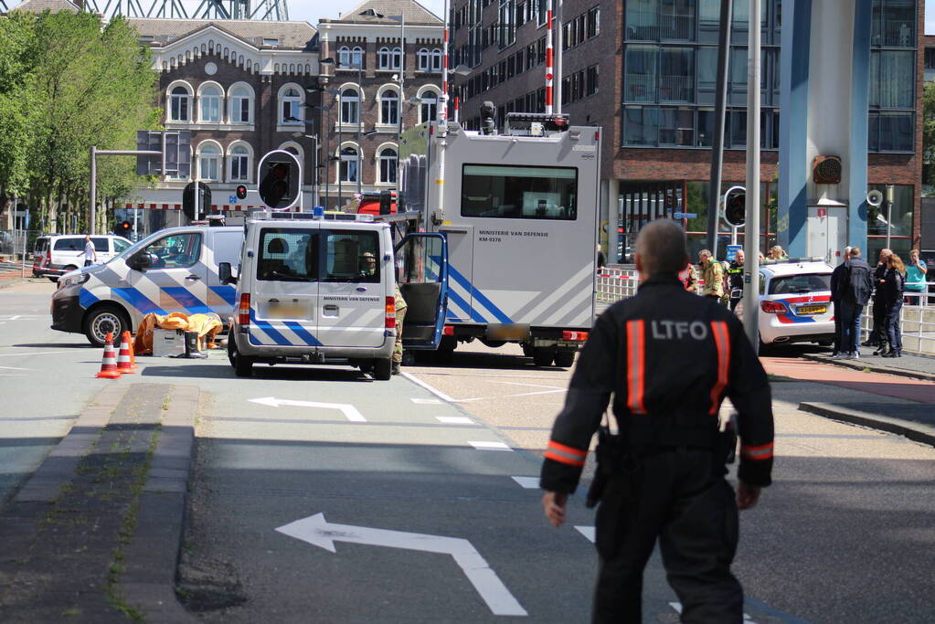 Spoorweghavenbrug afgezet vanwege inzet hulpdiensten