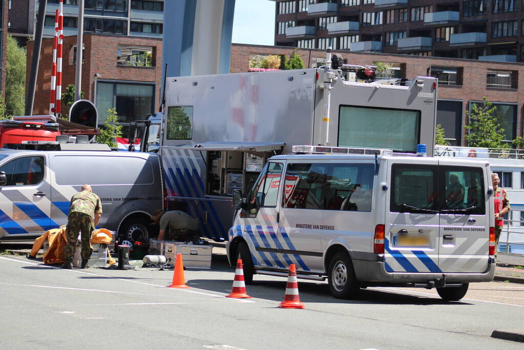 Spoorweghavenbrug afgezet vanwege inzet hulpdiensten