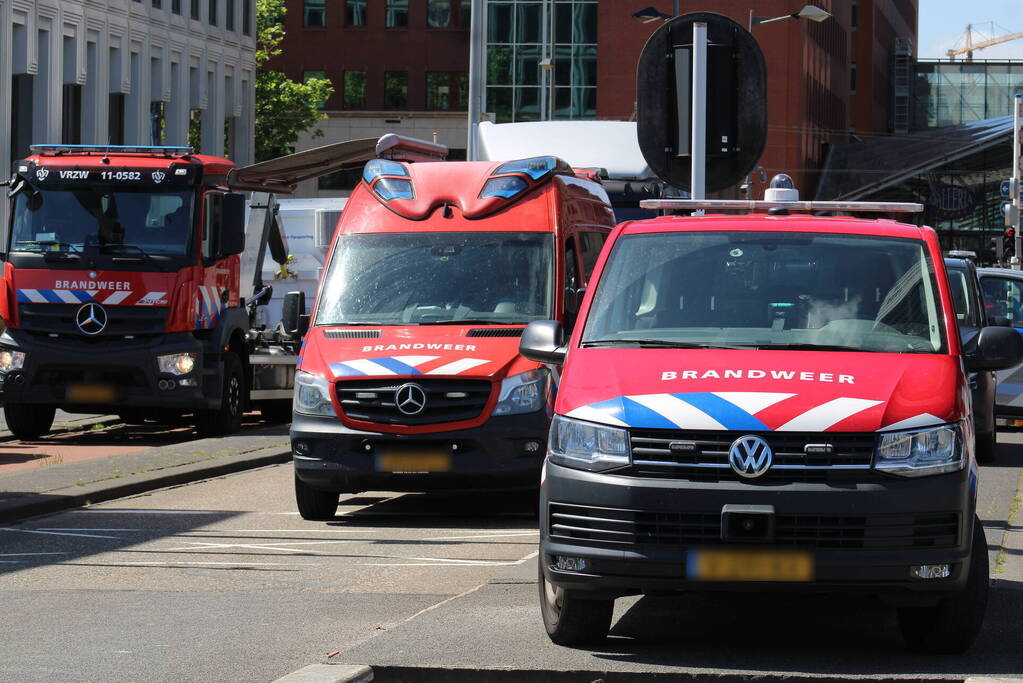 Spoorweghavenbrug afgezet vanwege inzet hulpdiensten