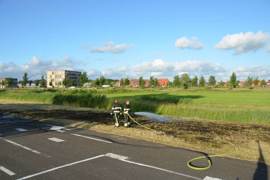 Gemaaid gras vat vlam