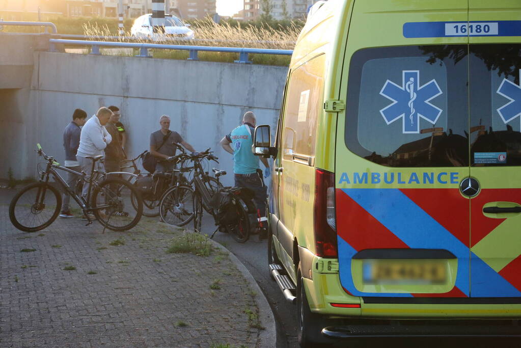 Fietser gewond bij botsing met wielrenner