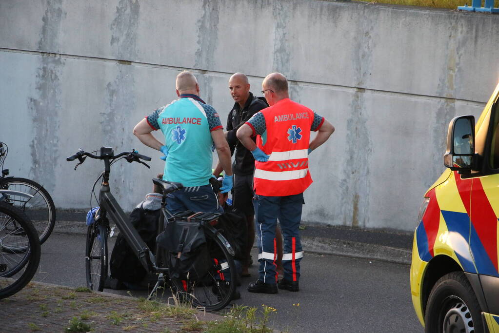 Fietser gewond bij botsing met wielrenner
