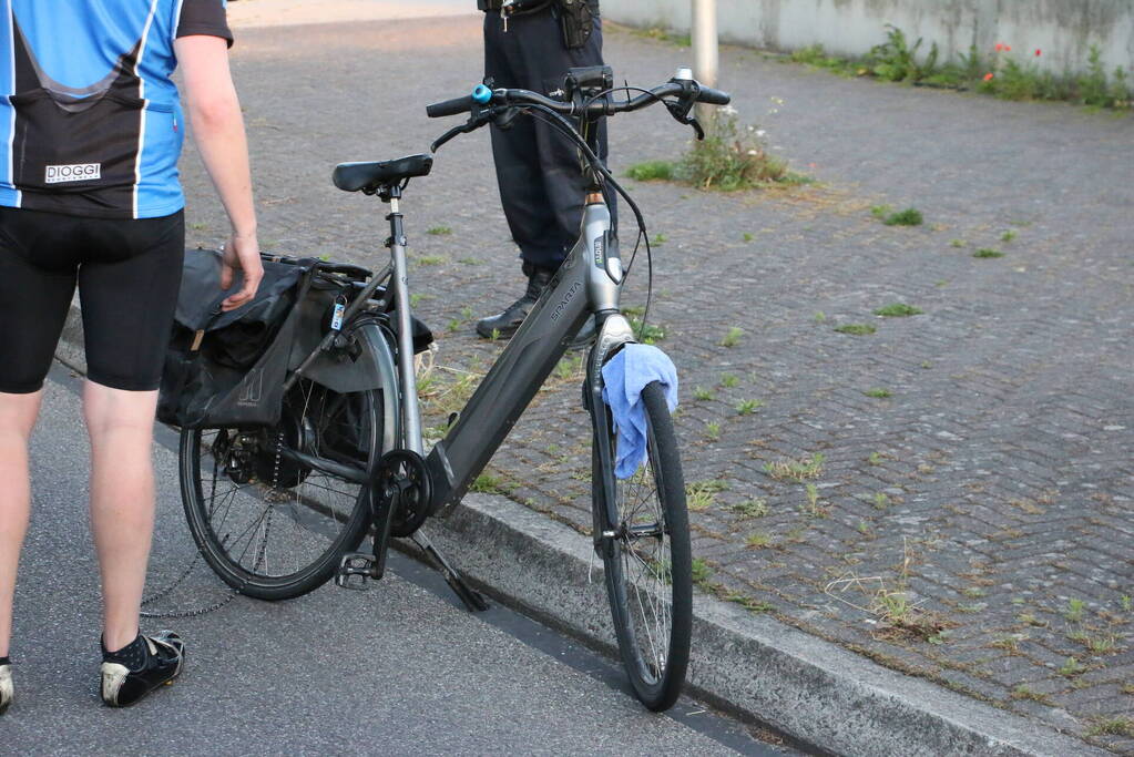 Fietser gewond bij botsing met wielrenner