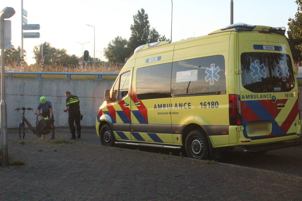 Fietser gewond bij botsing met wielrenner