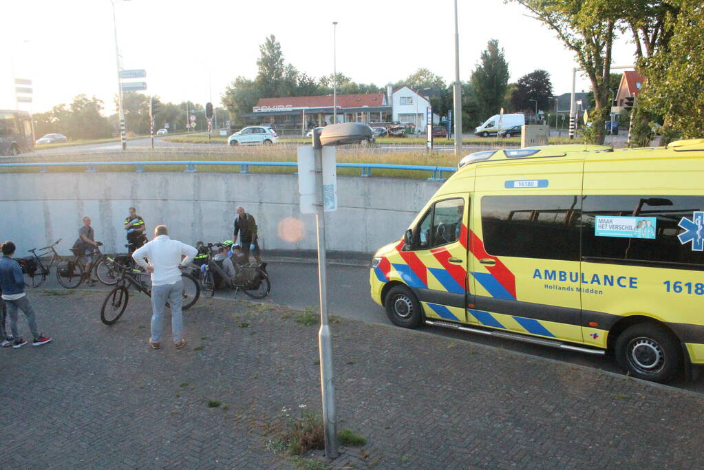 Fietser gewond bij botsing met wielrenner