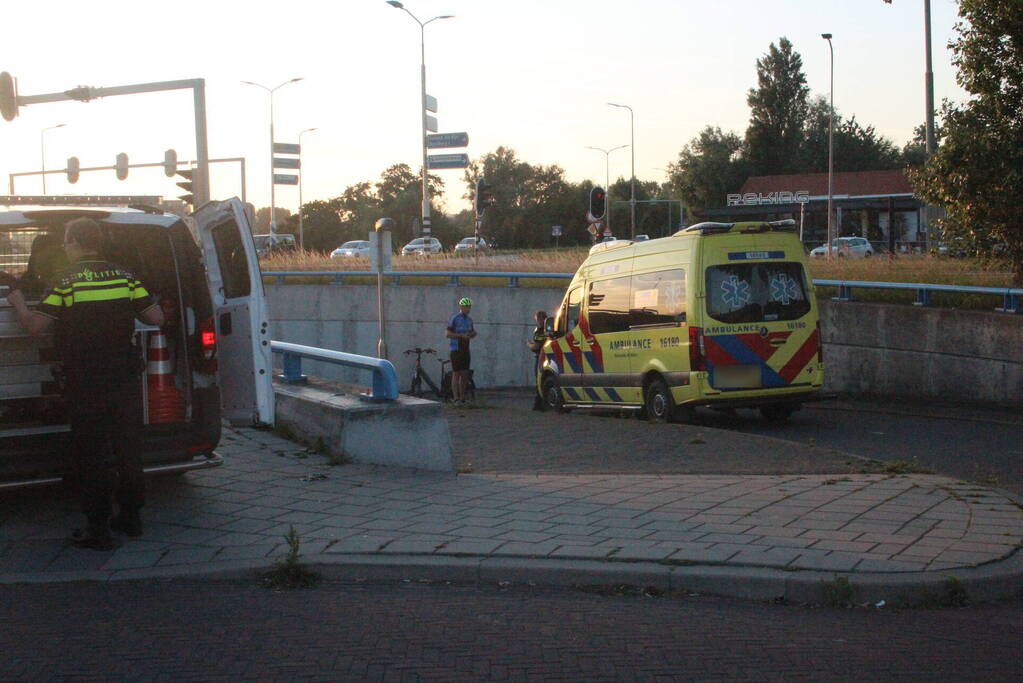 Fietser gewond bij botsing met wielrenner