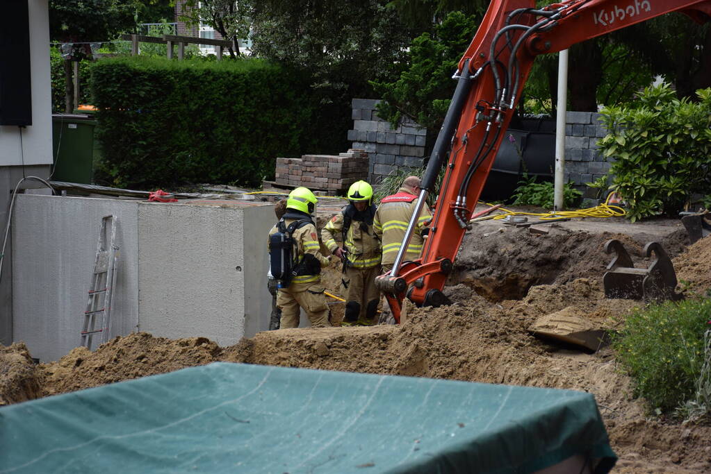 Gaslekkage door graafwerkzaamheden
