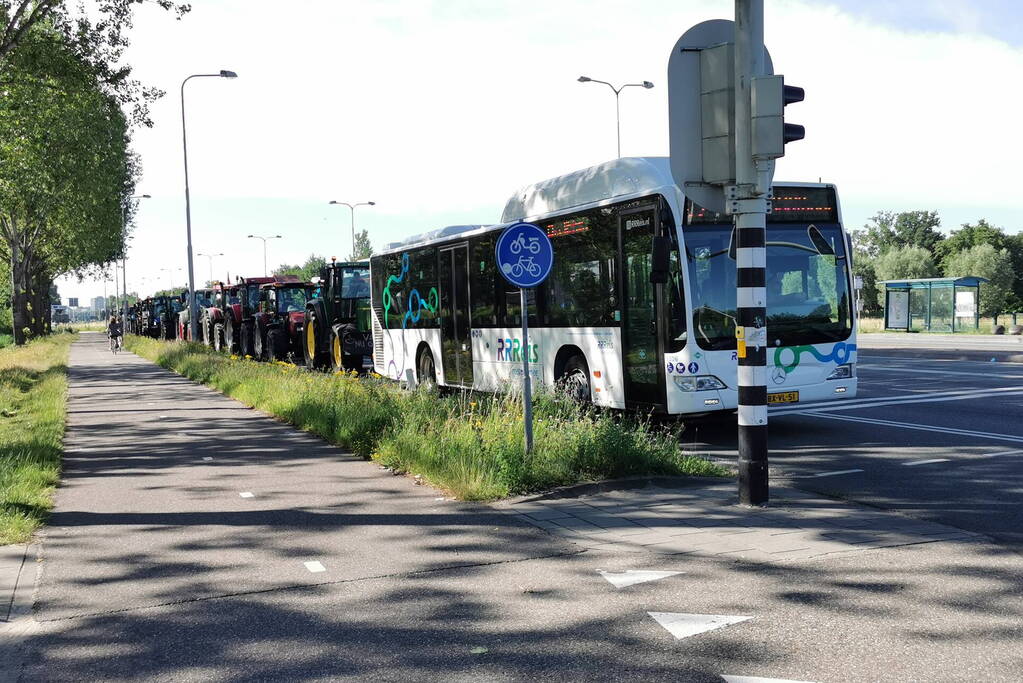 Boeren onderweg naar landelijke actie