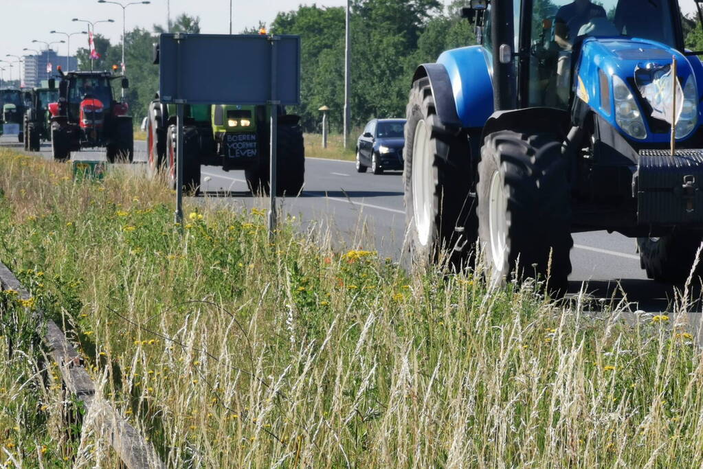 Boeren onderweg naar landelijke actie